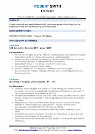 Life Coach Resume Samples Qwikresume