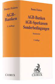 Welche kredite sind hiervon i.d.r. Bunte Zahrte Agb Banken Agb Sparkassen Sonderbedingungen Agb Banken 5 Auflage 2019 Beck Shop De