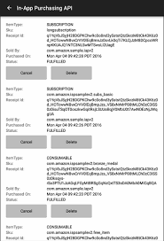 Pos pur amazonmktplace pmts amazon.com/bill wa. App Tester User Guide In App Purchasing