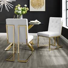 Overstock Com Online Shopping Bedding Furniture Electronics Jewelry Clothing More Dining Chairs Faux Leather Dining Chairs White Leather Dining Chairs