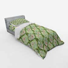 Secure bed bug, dust mite and allergen proof twin xl box spring cover. East Urban Home Victorian Baroque Florals Rococo Inspired Flourish Art Duvet Cover Set Wayfair