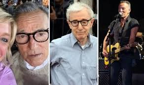 Looks like Woody Allen!' Bruce Springsteen unrecognisable in new snaps  alongside fan