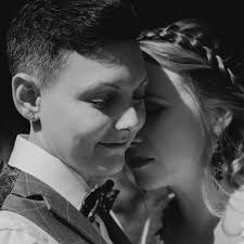 Happy first wedding anniversary to Heather and Sarah!!! A few of our  favorite monochromatic moments from their wedding last summer at the  beautiful @redridgefarm. 🖤 @ The Meadow at Red Ridge Farm