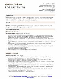 Having an expert level itil certification will add significant value to your resume if one or more of the following are true: Wireless Engineer Resume Samples Qwikresume