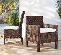 Maybe you would like to learn more about one of these? Torrey Indoor Outdoor All Weather Wicker Square Arm Dining Chair Espresso Pottery Barn