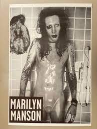 MARILYN MANSON, RARE REPRODUCTION 1990's POSTER | eBay