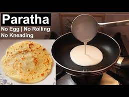 Paratha Recipe With Liquid Dough No Rolling No Kneading Paratha Recipe Aliza In The Kitchen Youtube In 2021 Paratha Paratha Recipes Recipes