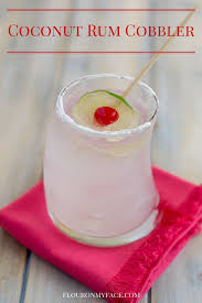 Malibu is mainly used as a flavoring for other drinks. Coconut Rum Cobbler Cocktail Flour On My Face