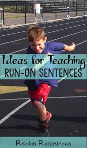 Writing Mini Lesson 4 Run On Sentences Rockin Resources Writing Mini Lessons Run On Sentences Mini Lessons