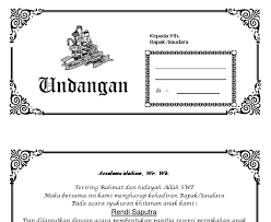 Pengertian surat undangan tidak resmi. Undangan Pembentukan Panitia Pernikahan Bagikan Contoh