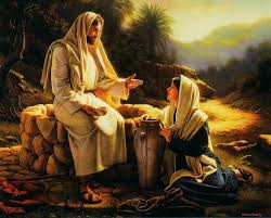 Bildresultat för jesus and samerian woman