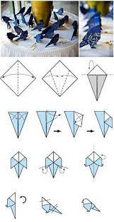 How To Fold An Origami Bird Edit Did This But Unfortunately It Doesn T Look As Cute As Imagined Paper Crafts Origami Origami Crafts Diy Origami