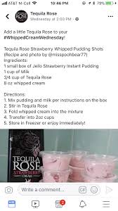 Tequila Rose Whipped Pudding Shots Pudding Shots Tequila Rose Jello Pudding Shots