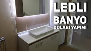 | duvardaki yapışkan ayna nasıl çıkar? Banyoda Ledli Siklik Ledli Banyo Aynasi Ve Dolabi Yapiyoruz Youtube