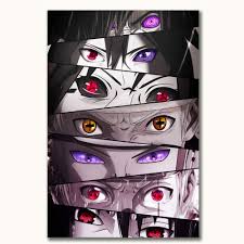 All fanart, fanedits, & cosplays must be linked directly to the artist's page. Amazon Com S Ant Naruto Modern Nature Artwork Naruto Eyes 24 X 36 Office Wall Decor For Living Room Bedroom Bathroom Unframed Posters Prints