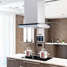 Hotte Ilot 90 Cm Acier Inoxydable 756 M H Led Hotte Aspirante Cuisine Hotte Decorative Moderne Achat Vente Hotte Cdiscount