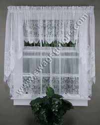 lace valances, lace curtains