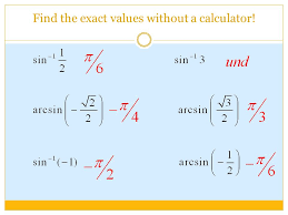 7 4 Inverse Trig Functions For A Function To Have An Inverse It Must Be One To One One To One Functions Have To Pass The Horizontal Line Test Each Ppt Download