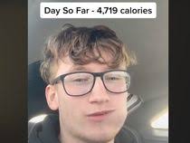 TikToker documents monster attempt to eat 10k calories in a single day