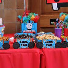 Thomas The Tank Train Birthday Party Centerpiece Http Awesome Party Ideas Collections 13faqs Com Compleanno Festa Idee