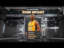 Basketball legend kobe bryant's body measurements complete information is listed below, including his height, weight, chest, waist, biceps, and shoe size. Nba2k20 Kobe Bryant Build 55 Badge Upgrades Demigod Shooting Guard Build Youtube