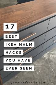 17 Awesome Ikea Malm Hacks That Will Make Your Day James And Catrin Ikea Malm Hack Ikea Malm Dresser Ikea Malm