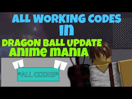 In this game, some promo codes are added by the developer to provide free items to all players in this game. Dragon Ball Update Anime Mania All Working Codes Gems And Golds Youtube