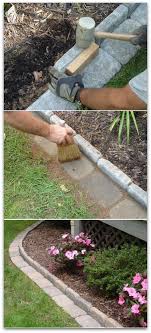 Une Bordure Tres Sympa Idees Jardin Jardinage Jardins
