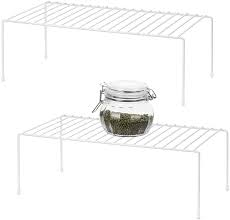 With a 250 lb weight capacity per shelf on feet levelers, it can hold your large, heavy boxes, big items, and everything in between. Kitchen Cupboard Organiser Home And Kitchen Storage Shelf Wire Rack Made Of Metal For Kitchen Cabinets Counter Tops Pantries Buy Kitchen Cupboard Organiser Home And Kitchen Storage Shelf Wire Rack Made Of Metal For Kitchen