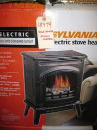 The electric fireplace heater will now keep the room at this temperature. Sylvania Electric Stove Heater In The Box