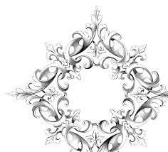 Scallop edge picture frame scroll saw pattern. Spectacular Scroll Frame Image The Graphics Fairy