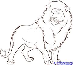 How to draw lions face? Easy Lion Drawings With Color Novocom Top