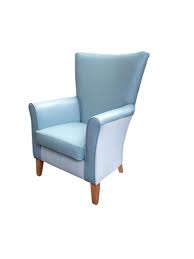 Lumbar, back, leg and thigh. Amanda High Back Chair With Aston Vinyl Inner Home Care Chairs