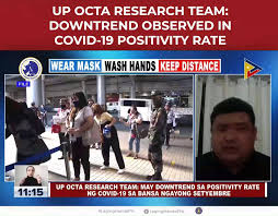 We did not find results for: Presidential Communications Government Of The Philippines Up Octa Research Team Downtrend Observed In Covid 19 Positivity Rate Facebook
