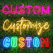 Threshold designed w/studio mcgee only at. Jadetoad Custom Led Neon Light Signs Custom Personalized Design For Wall Decoration Bedroom Indoor 2 Lines Text 25cm Amazon De Lighting