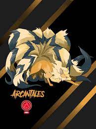 Arcanine  Ninetales Fusion with shiny version : rpokemon