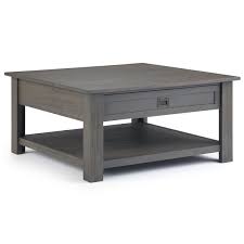 Metal table legs, coffee table legs, set of 2 (free shipping to usa and canada). Simpli Home Monroe Square Coffee Table Grey 38 In X 38 In Lowe S Canada