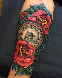 Thank You Andrea Watch Tattoos Tattoos For Guys Clock Tattoo