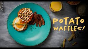 In essence, it's a potato pancake cooked in a waffle iron. How To Make Potato Waffles From Leftover Fries Youtube