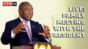 Mar 30, 2021 · president cyril ramaphosa has announced a number of adjustments to south africa's alert level 1 lockdown ahead of the easter long weekend. Watch Live Family Meeting With President Ramaphosa Youtube