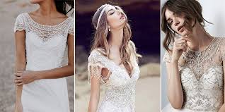 Cheap wedding dresses, buy quality weddings & events directly from china suppliers:lorie beach wedding dresses white and lilac 2018 robe mariage bridal dress cap sleeve vestido de noiva a line wedding dress enjoy free shipping worldwide! Top 20 Vintage Wedding Dresses With Cap Sleeves Emmalovesweddings
