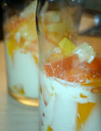 Perpaduan rasa manis dan asam dalam resep puding melon. Resepi Puding Koktail Berkuah Susu