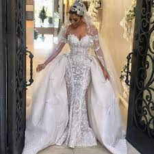 This Long Sleeve Beaded Bridal Gown Is Stunning We Make Custom Weddingdresses And Replications O Wedding Dresses Fancy Wedding Dresses Pink Wedding Dresses
