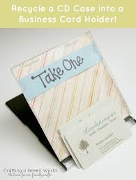 Check spelling or type a new query. Diy Crafts Recycle A Cd Case Into A Business Card Holder Crafting A Green World