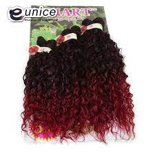 Attached by a transparent wire. Ombre Synthetic Jerry Curl Weave Two Tone 1b Bug Curly Weave Synthetic Hair Extensions 6pcs Lot Synthetic Hair Extensions Synthetic Hair Weave Jerry Curl Weave