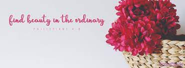 Download Ordinary Beauty Christian Facebook Cover Banner
