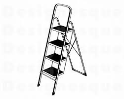 Step Ladder 3 Svg Ladder Svg Step Ladder Clipart Step Etsy Svg Clip Art Star Clipart