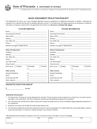 (5) an order for wage assignment for support for a dependent child entered under this chapter shall have priority over any other wage assignment or garnishment, except for another wage assignment. Wage Request Form Fill Out And Sign Printable Pdf Template Signnow
