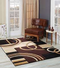 8x10 area rugs generally accommodate dining room tables with six chairs, but you can always experiment to see if they work with four or eight chairs as well. Buy Glory Rugs Area Rug Modern 2x7 Brown Soft Hand Carved Contemporary Floor Carpet With Premium Fluffy Texture For Indoor Living Dining Room And Bedroom Area Online In Indonesia B07bv1yrcg