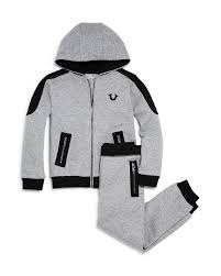 boys color block moto hoodie jogger pants little kid big kid